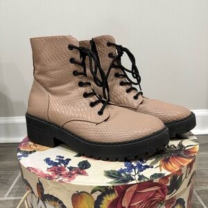 SHEIN Combat Boots